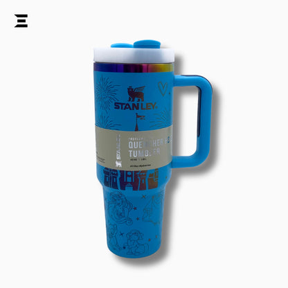 Stanley Quencher H2.0 Flowstate™ Tumbler – Deep Ocean Blue | 40oz (1.18L) | IBRELIA™ IBRELIA