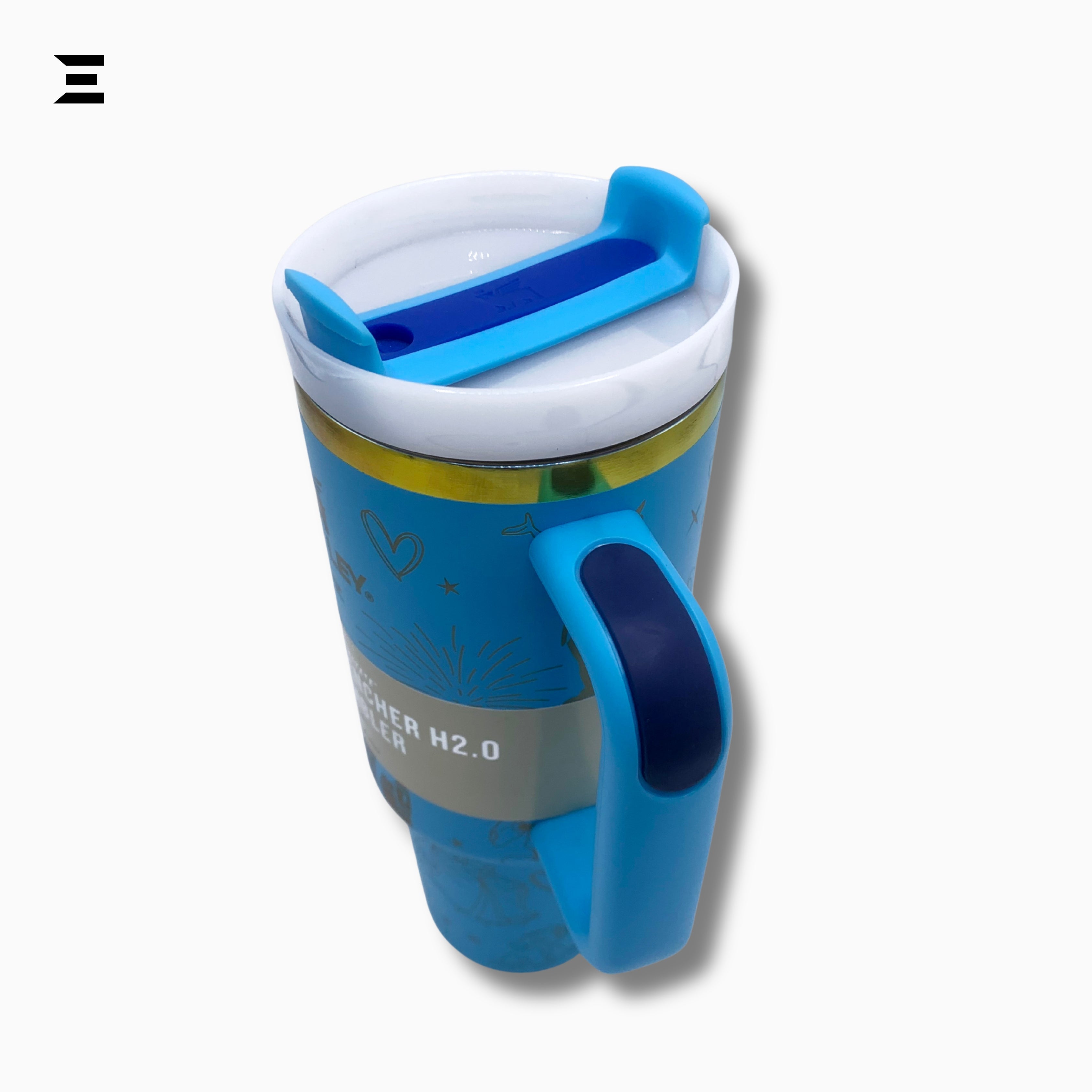 Stanley Quencher H2.0 Flowstate™ Tumbler – Deep Ocean Blue | 40oz (1.18L) | IBRELIA™ IBRELIA