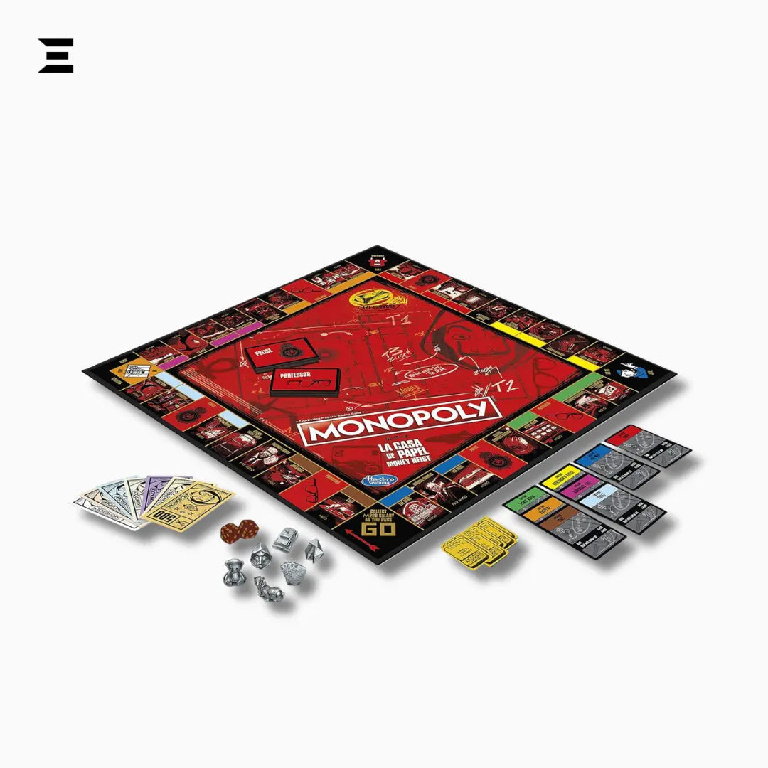 Monopoly: Netflix House of Money Edition – La Casa de Papel Board Game (English) IBRELIA