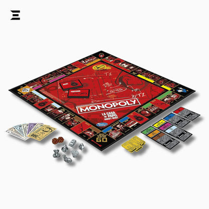 Monopoly: Netflix House of Money Edition – La Casa de Papel Board Game (English) IBRELIA