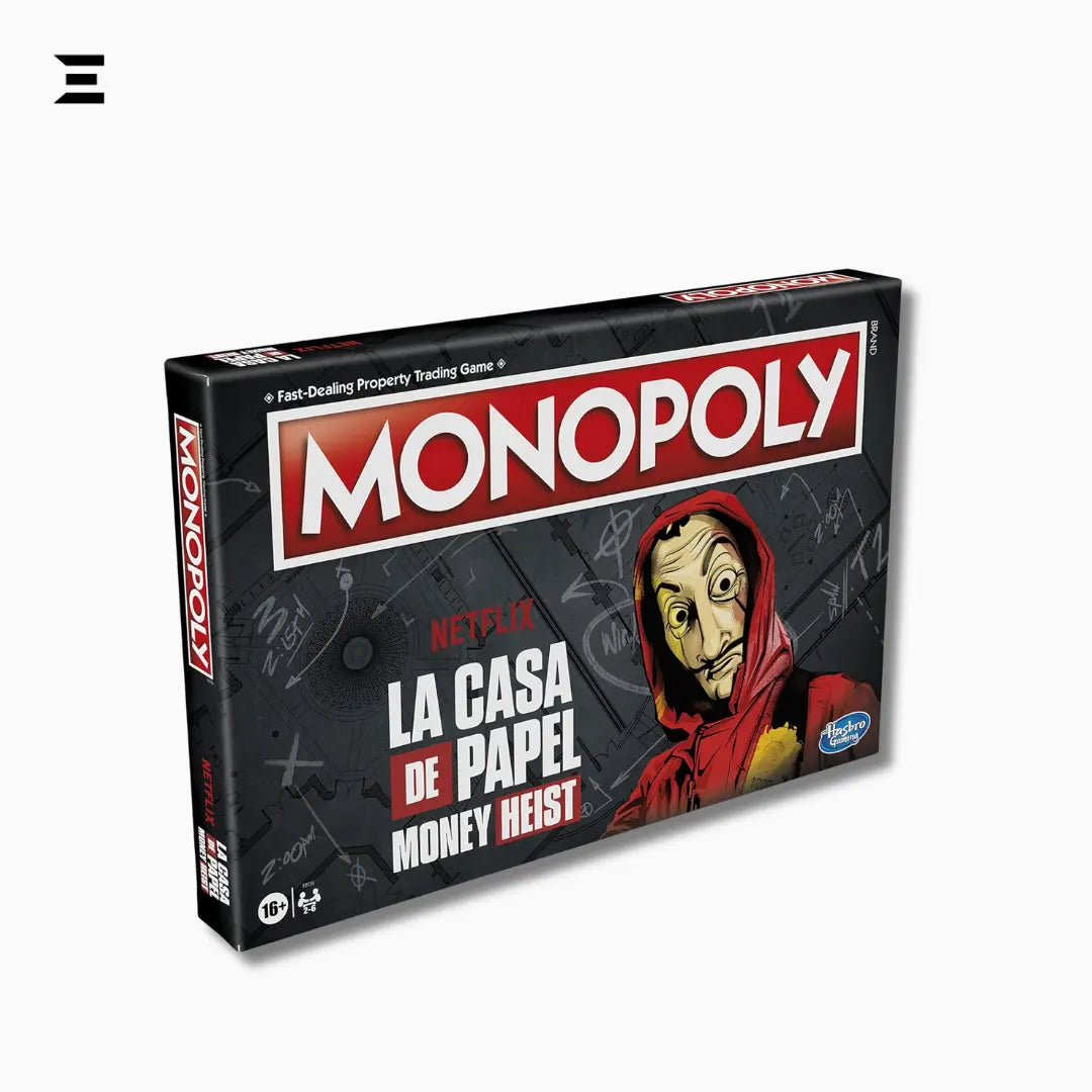 Monopoly: Netflix House of Money Edition – La Casa de Papel Board Game (English) IBRELIA