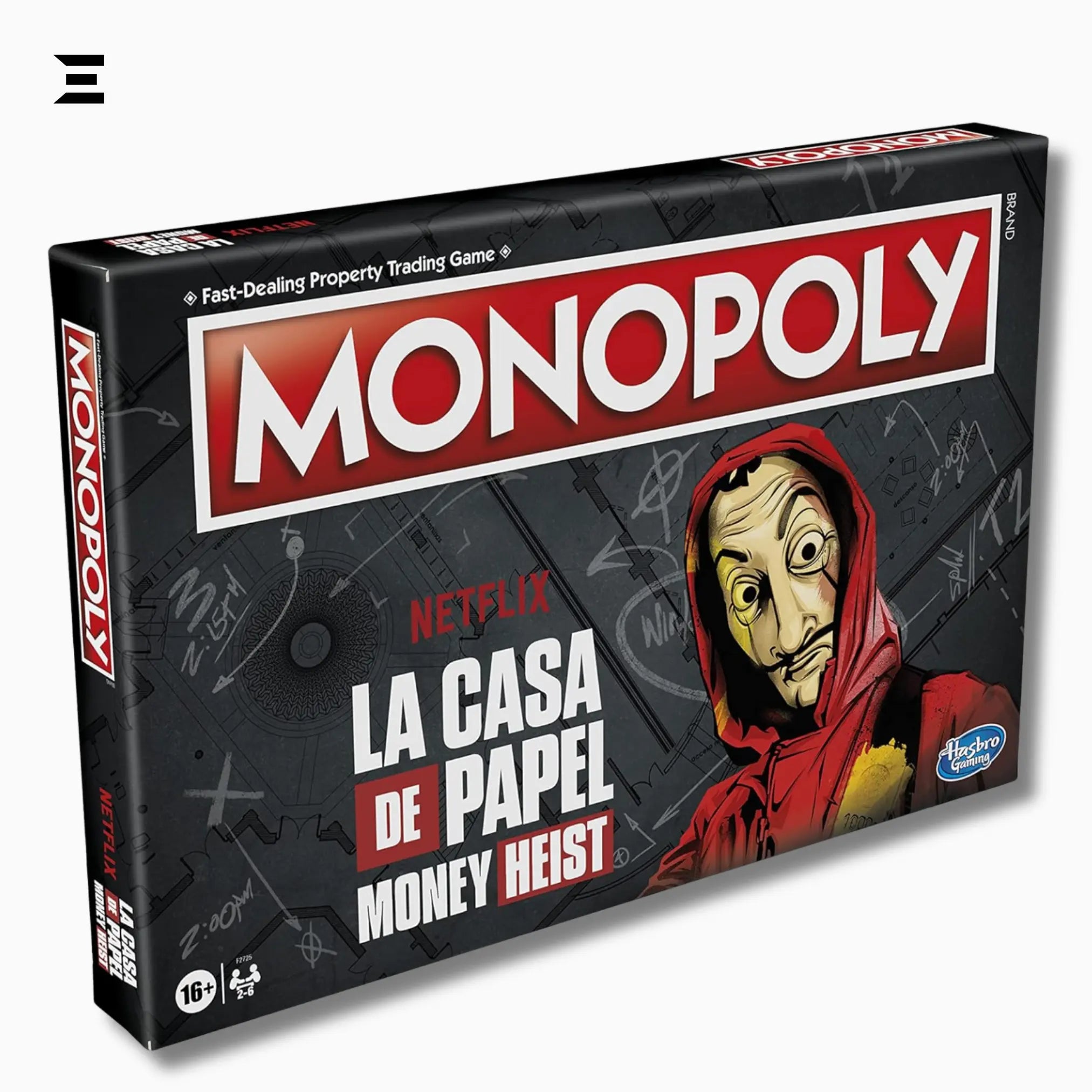 Monopoly: Netflix House of Money Edition – La Casa de Papel Board Game (English) IBRELIA