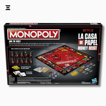 Monopoly: Netflix House of Money Edition – La Casa de Papel Board Game (English) IBRELIA