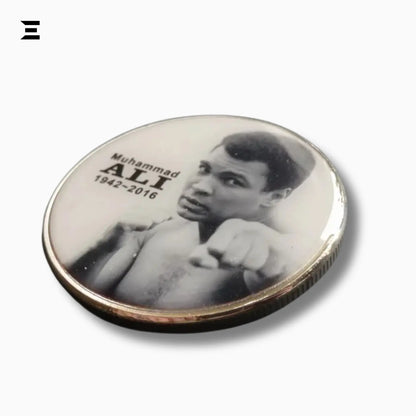 Muhammad Ali Boxing Champion Gold Plated Souvenir Coin – Sportsman of the Century Collectible - IBRELIA