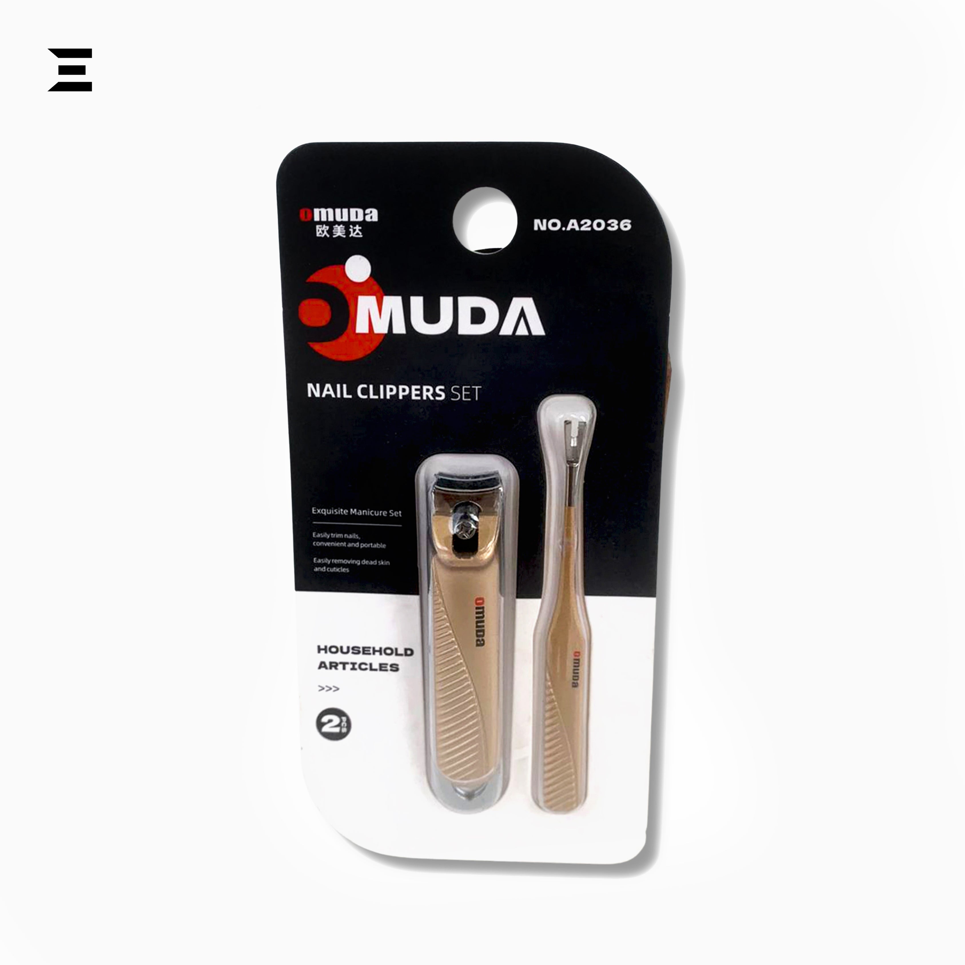 OMUDA Nail Clippers Set A2036 – Premium Nail Cutter & Cuticle Cleaner | IBRELIA™ IBRELIA