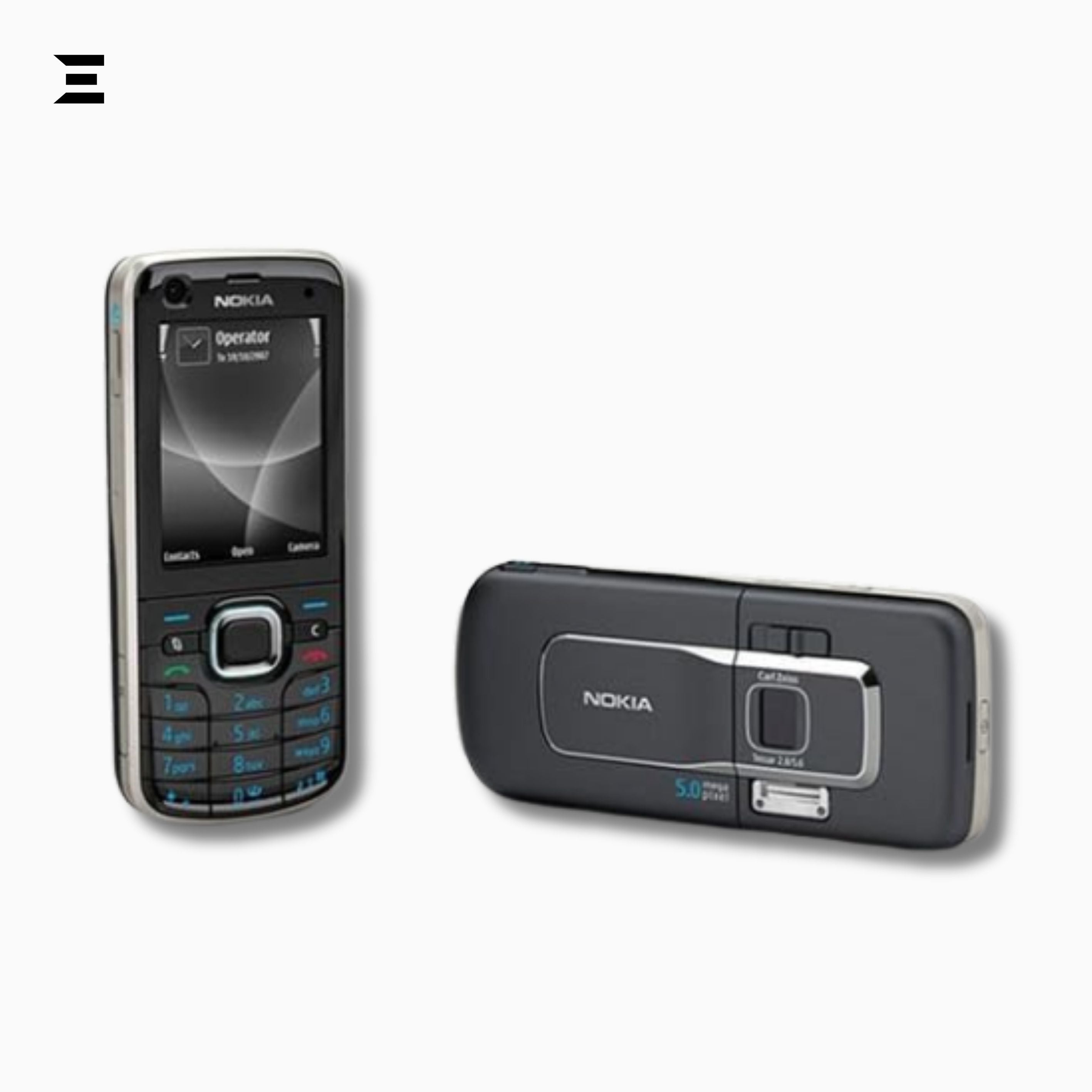 Nokia 6220 Classic Black | Brand New | 5MP Carl Zeiss Camera | Original Nokia