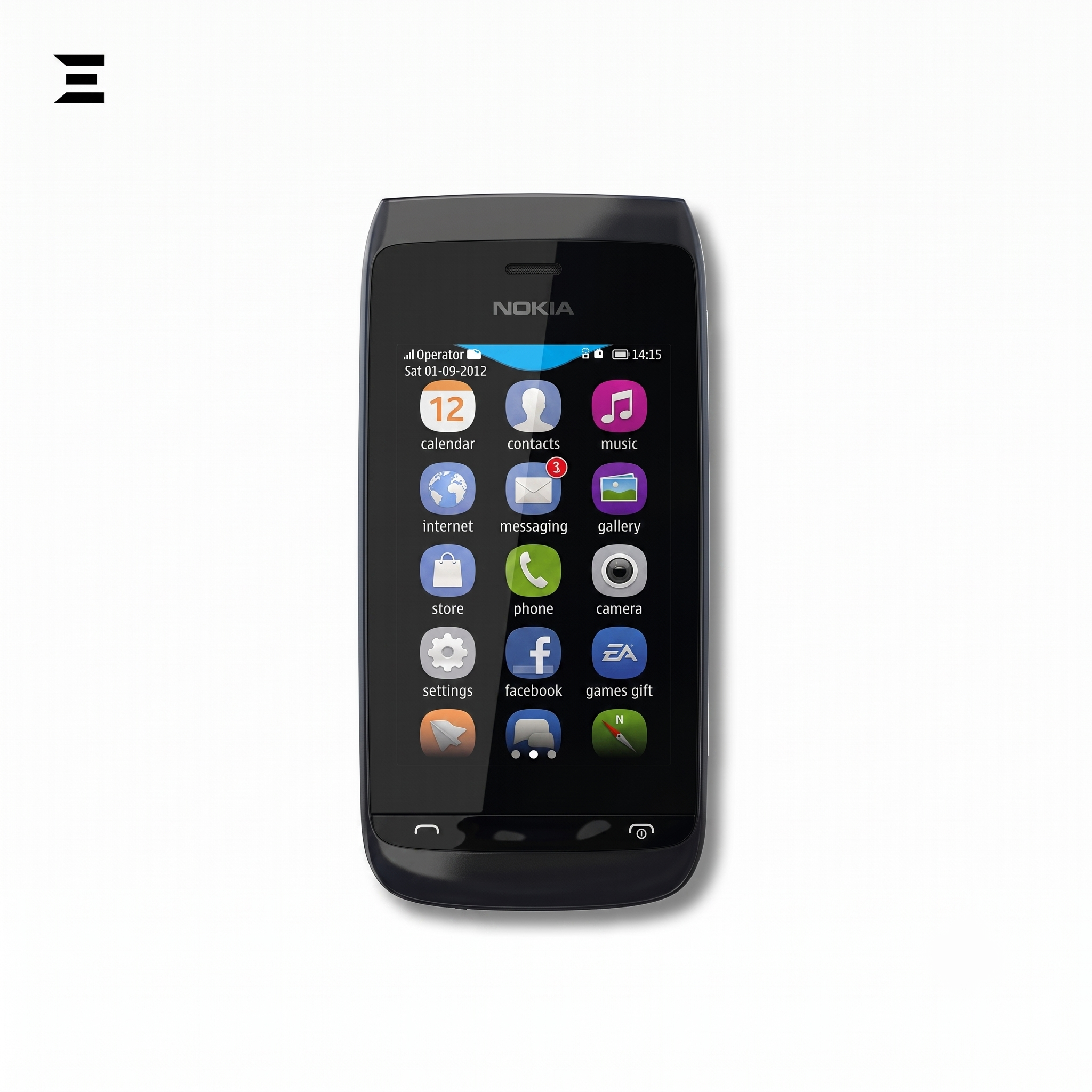 Nokia Asha 309 Black | Brand New | Touchscreen WiFi Mobile | Original Nokia