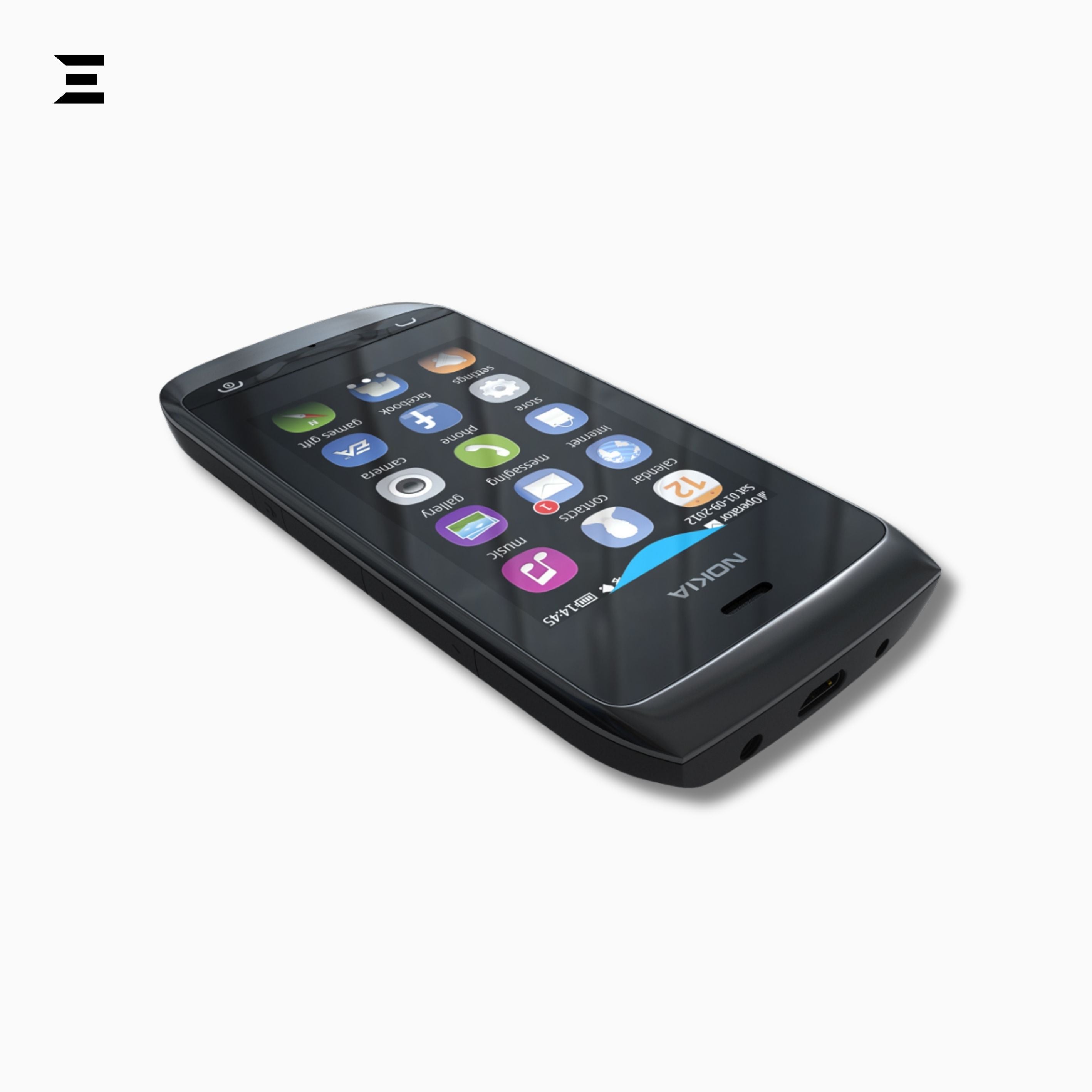 Nokia Asha 309 Black | Brand New | Touchscreen WiFi Mobile | Original Nokia