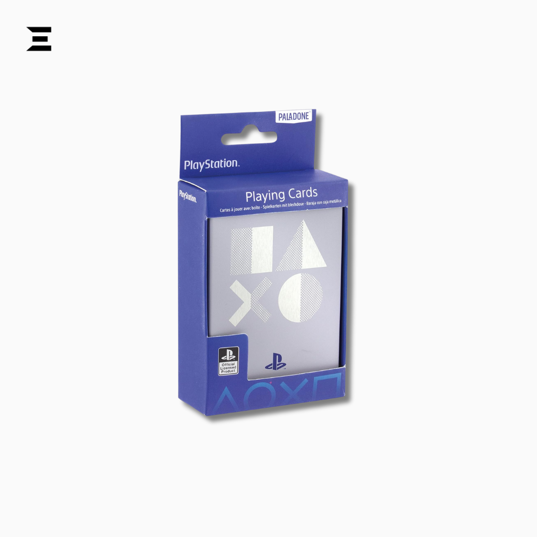 PlayStation PS5 Playing Cards – Official Paladone Deck with Storage Tin IBRELIA