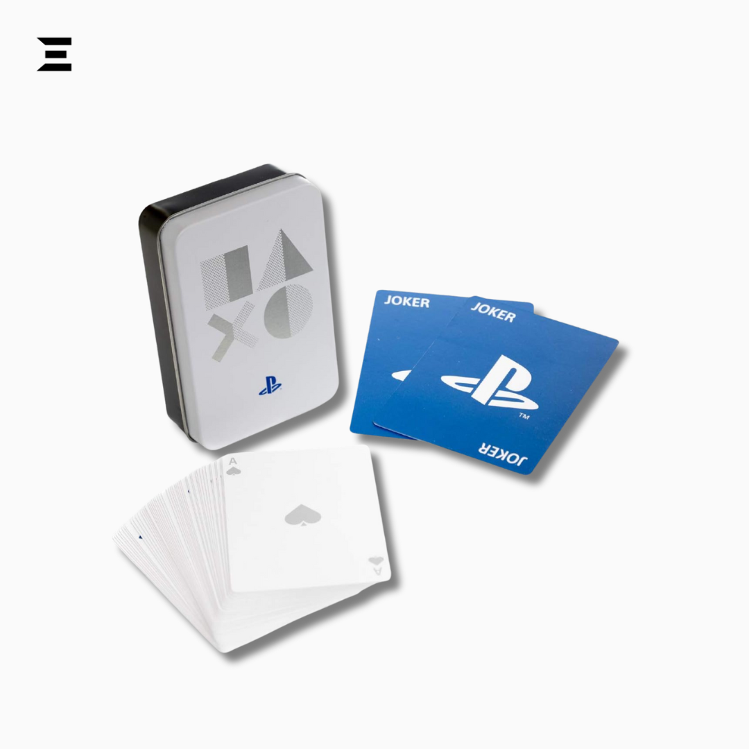 PlayStation PS5 Playing Cards – Official Paladone Deck with Storage Tin IBRELIA