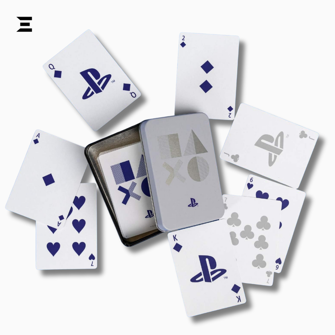 PlayStation PS5 Playing Cards – Official Paladone Deck with Storage Tin IBRELIA