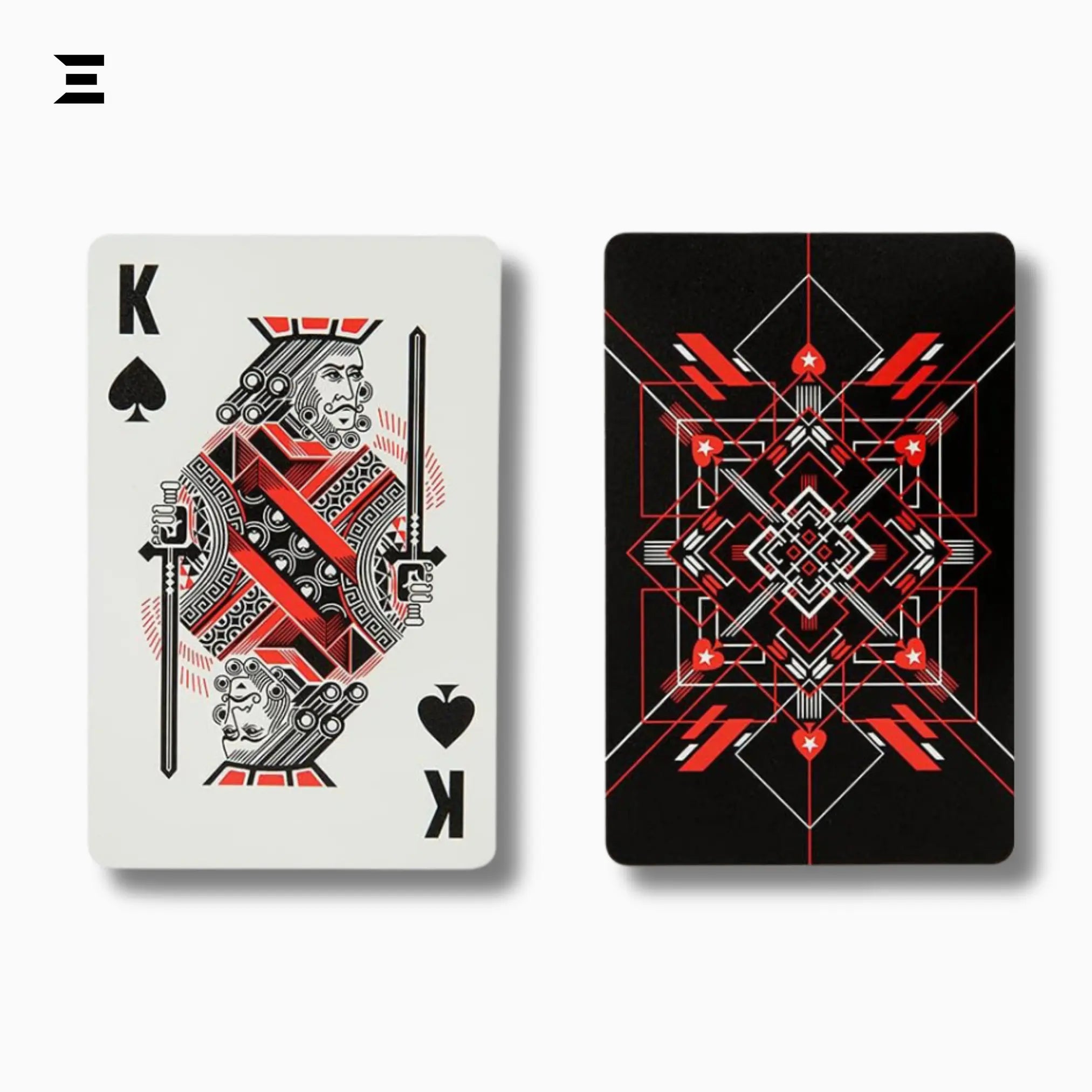 PokerStars Custom Playing Cards – 100% Plastic Deck with Geometric Design - IBRELIA