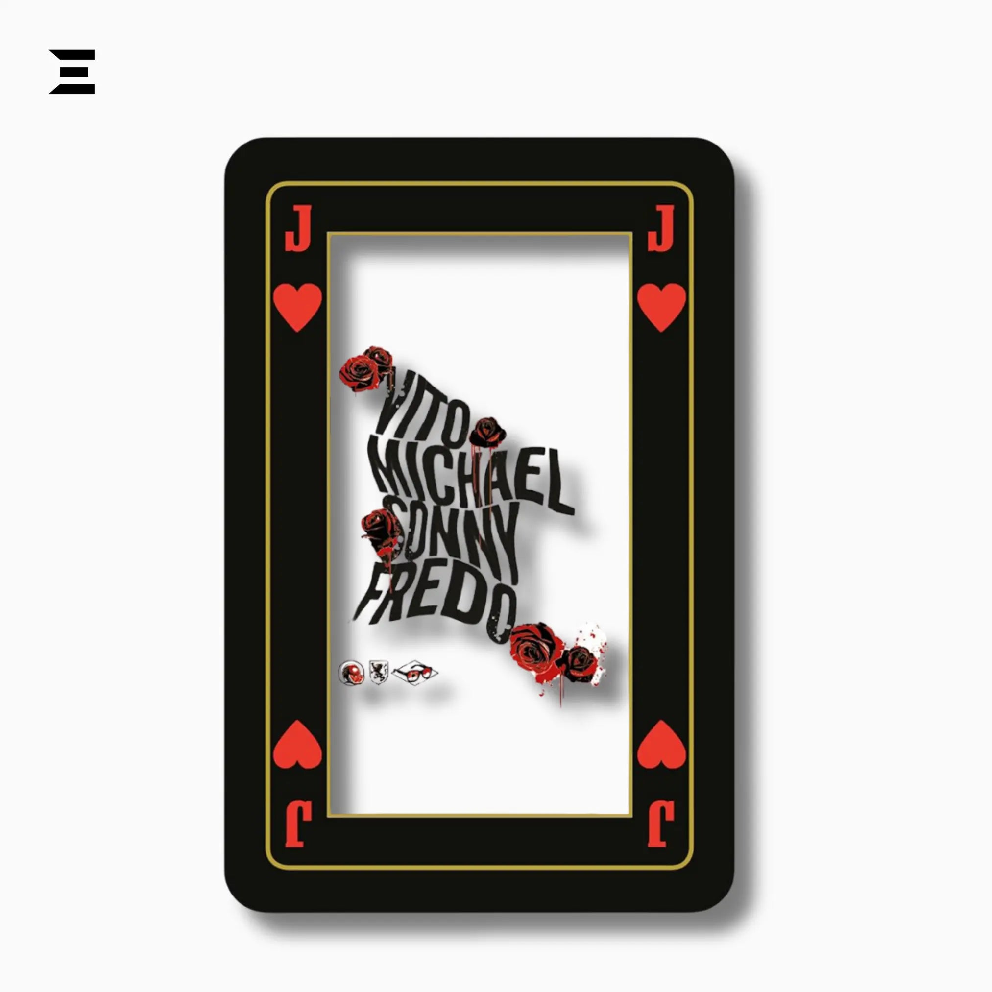 Winning Moves – The Godfather Playing Cards (French Edition) – 54 Card Deck IBRELIA