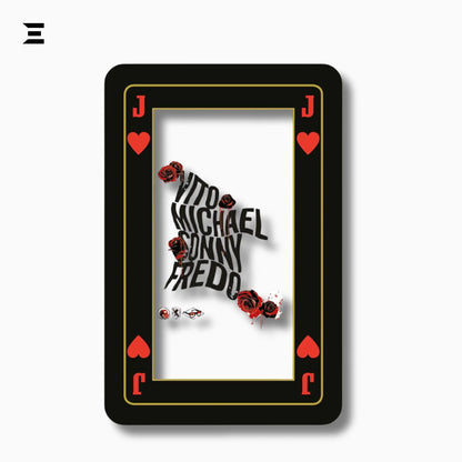 Winning Moves – The Godfather Playing Cards (French Edition) – 54 Card Deck - IBRELIA