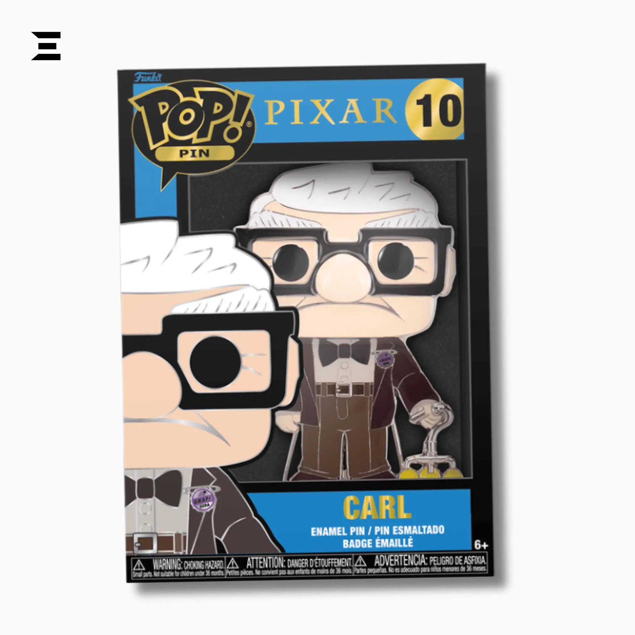 Funko Pop! Pin – Carl 10 (Disney Pixar UP Collectible) - IBRELIA