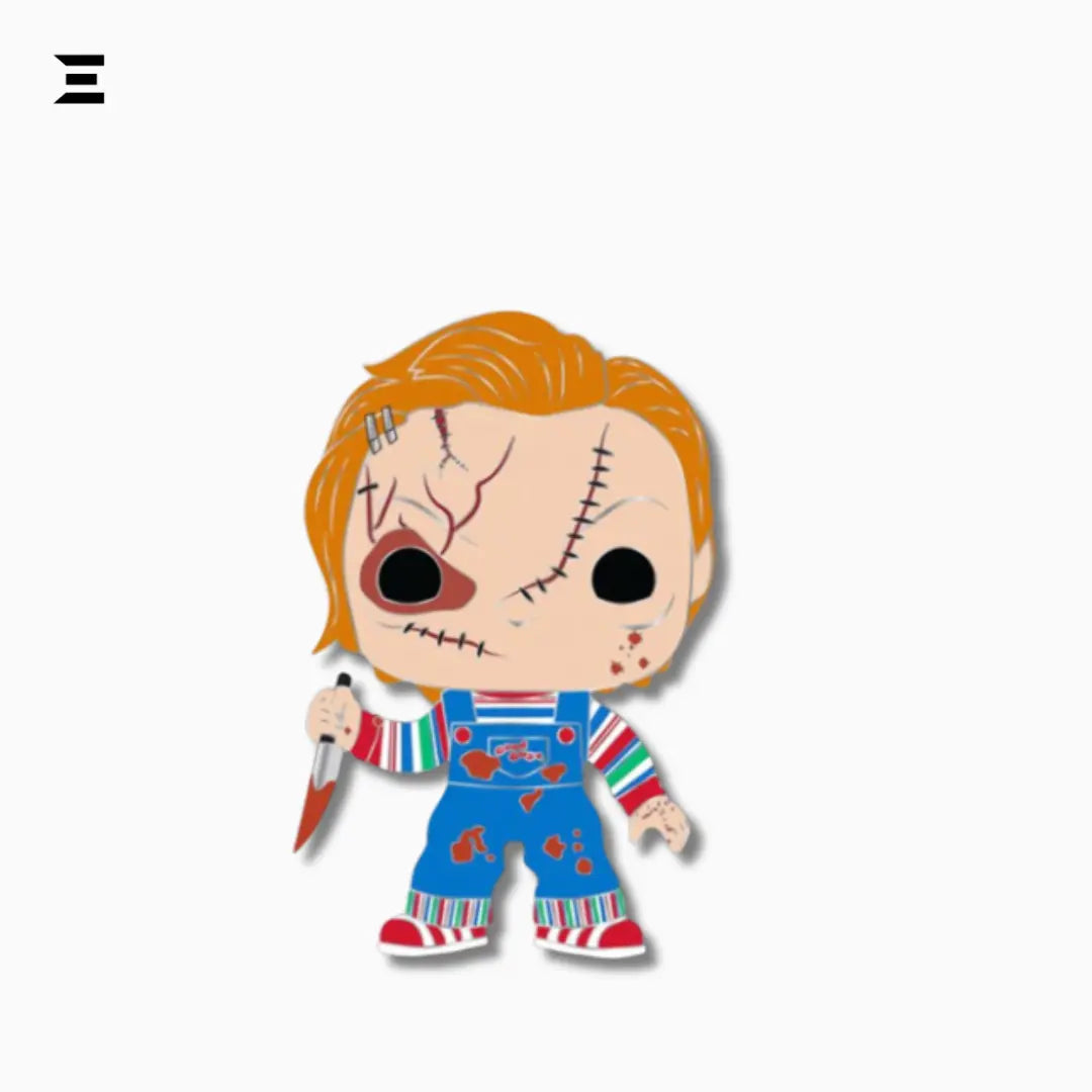 Funko Pop! Pin – Chucky #10 (Child’s Play Horror Collectible) IBRELIA