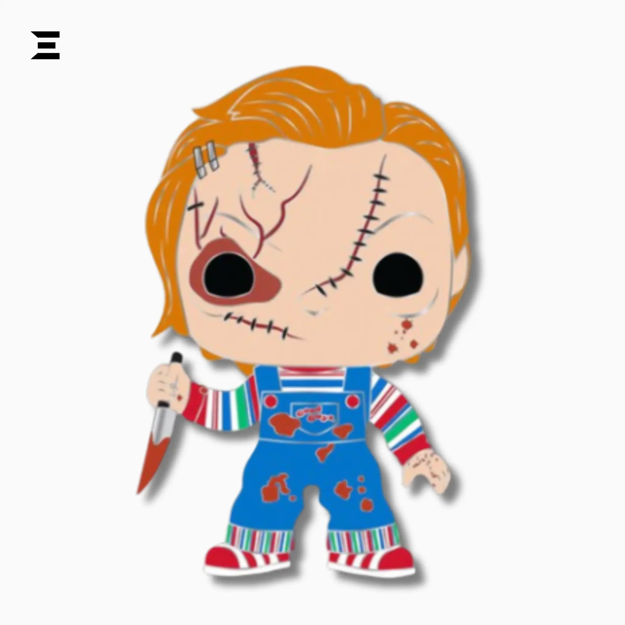 Funko Pop! Pin – Chucky #10 (Child’s Play Horror Collectible) IBRELIA