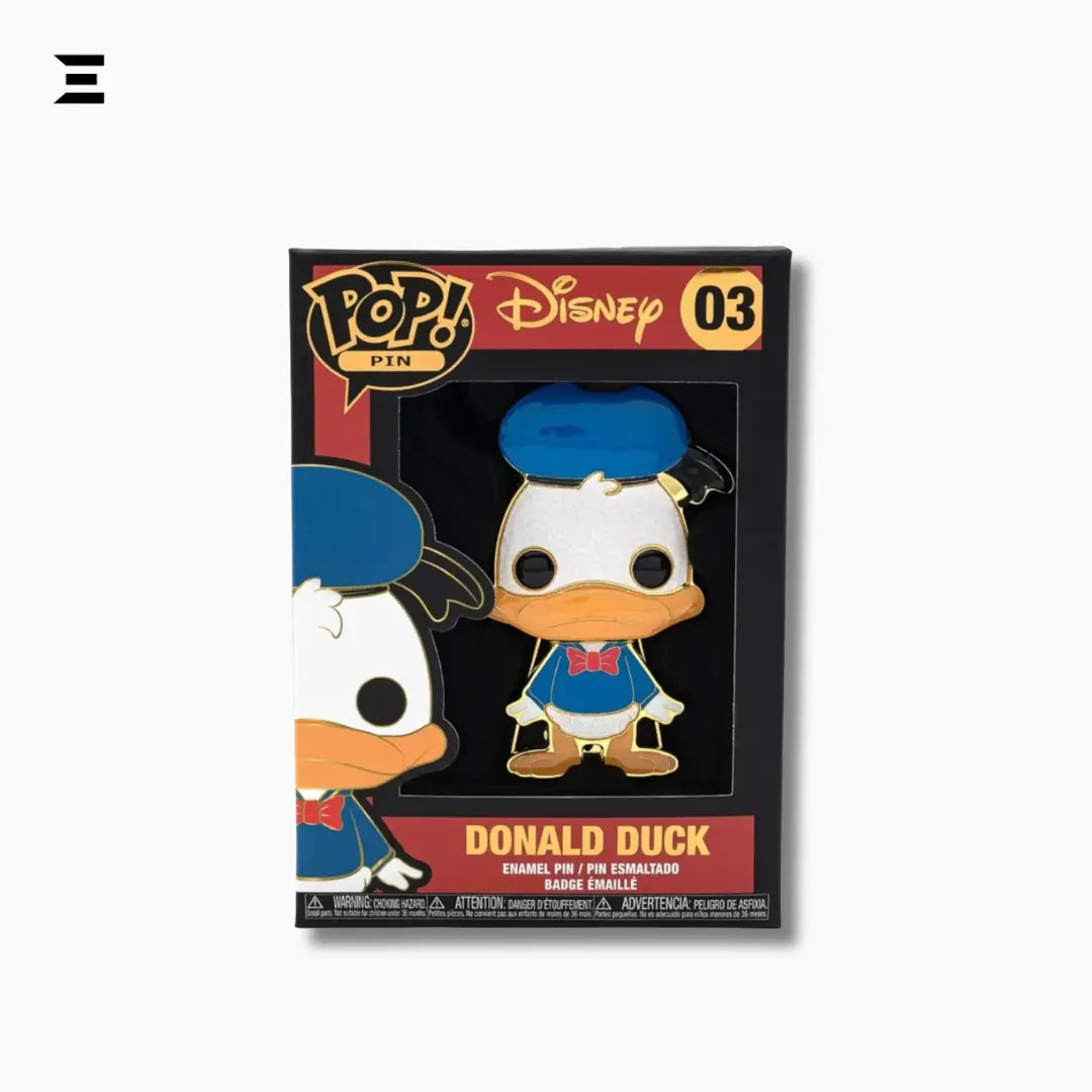 Funko Pop! Pin – Donald Duck #03 (Disney Collectible Enamel Pin) IBRELIA