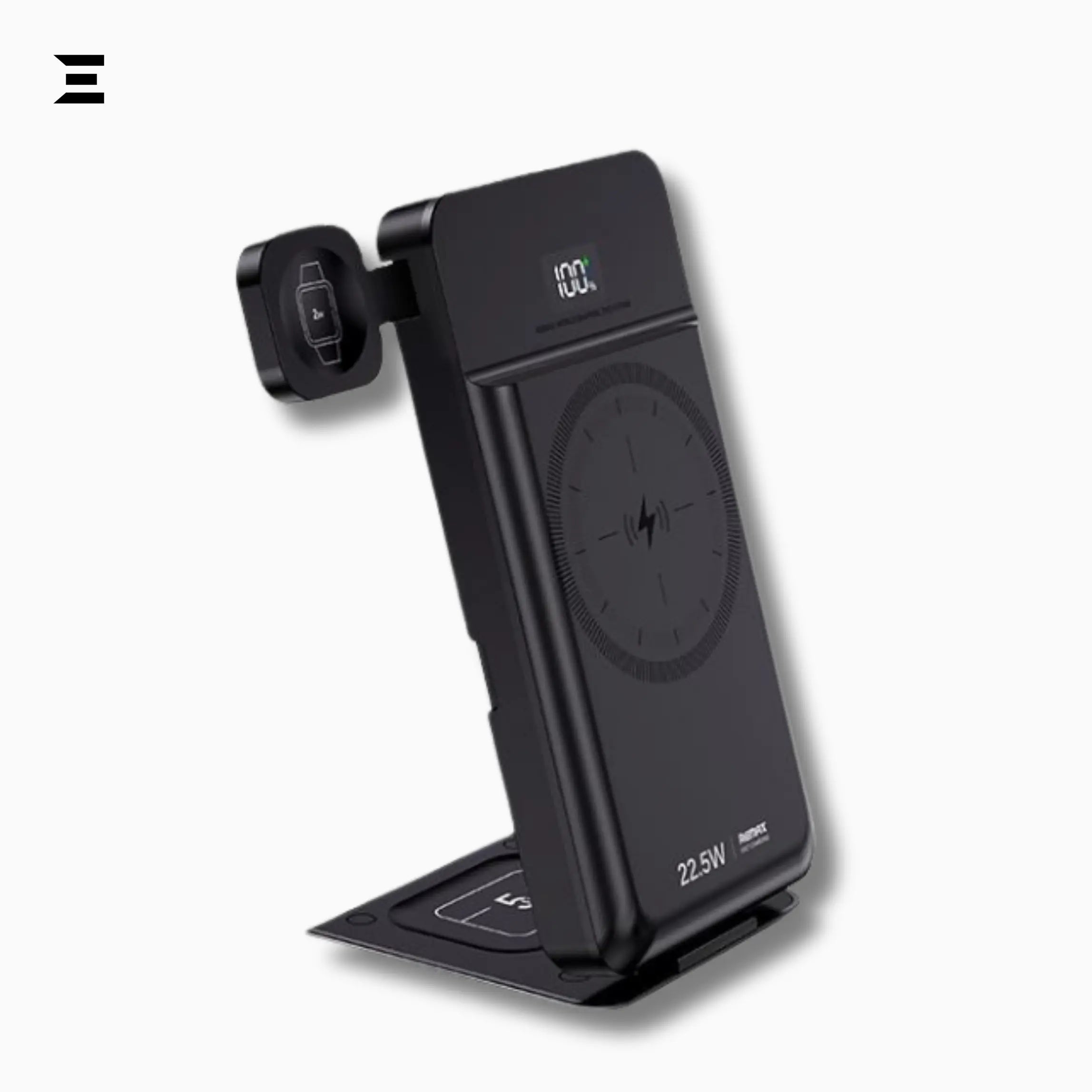 Remax RPP - D3 Power Bank – 10000mAh, 15W Magnetic Wireless, 5 - in - 1 Folding Stand - IBRELIA