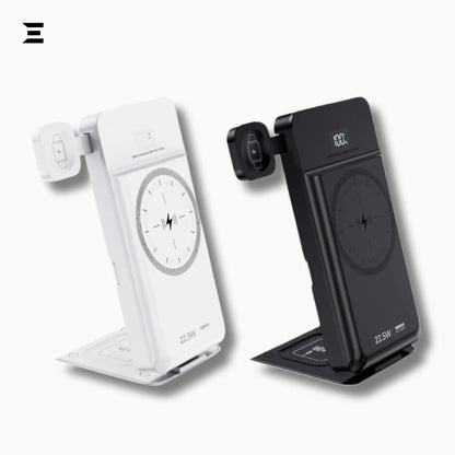 Remax RPP - D3 Power Bank – 10000mAh, 15W Magnetic Wireless, 5 - in - 1 Folding Stand - IBRELIA