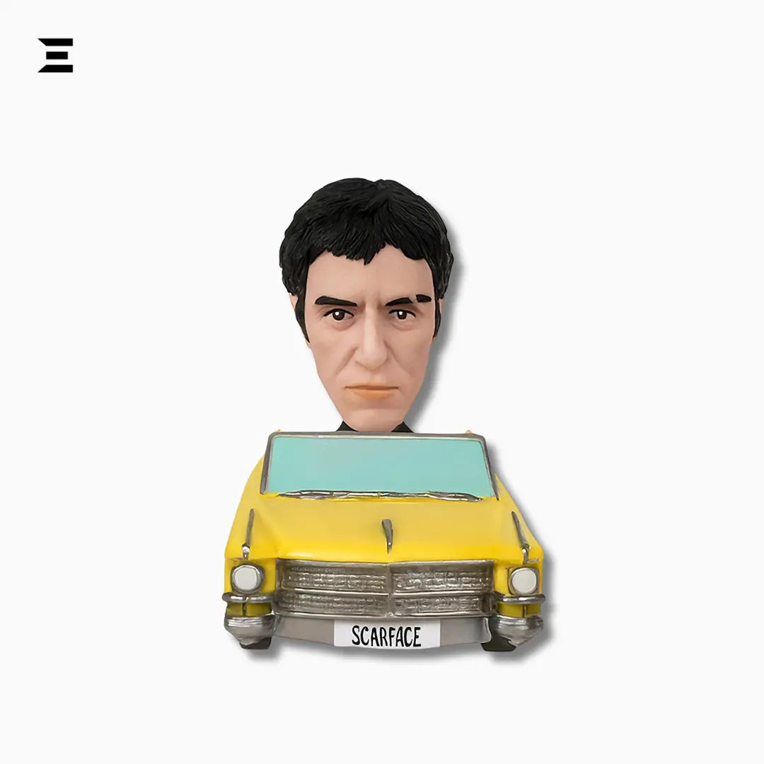 Scarface Wacky Wobbler – Yellow 1963 Cadillac Bobble Car by Funko IBRELIA