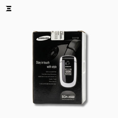 Samsung SGH-X660 Vintage Flip Phone (Unlocked) – Complete Boxed Collector's Edition with Original Accessories