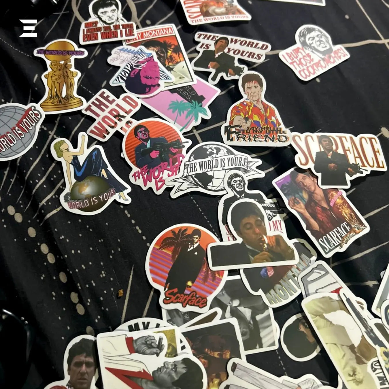 Scarface Movie Sticker Pack (50pcs) – Waterproof Vinyl Stickers IBRELIA