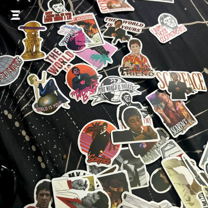 Scarface Movie Sticker Pack (50pcs) – Waterproof Vinyl Stickers IBRELIA