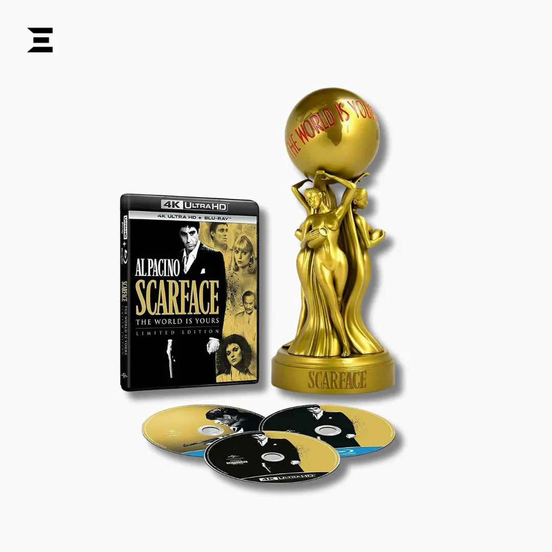 Scarface: The World Is Yours – Limited Edition Box Set [Blu-ray + 4K UHD + Statue] IBRELIA