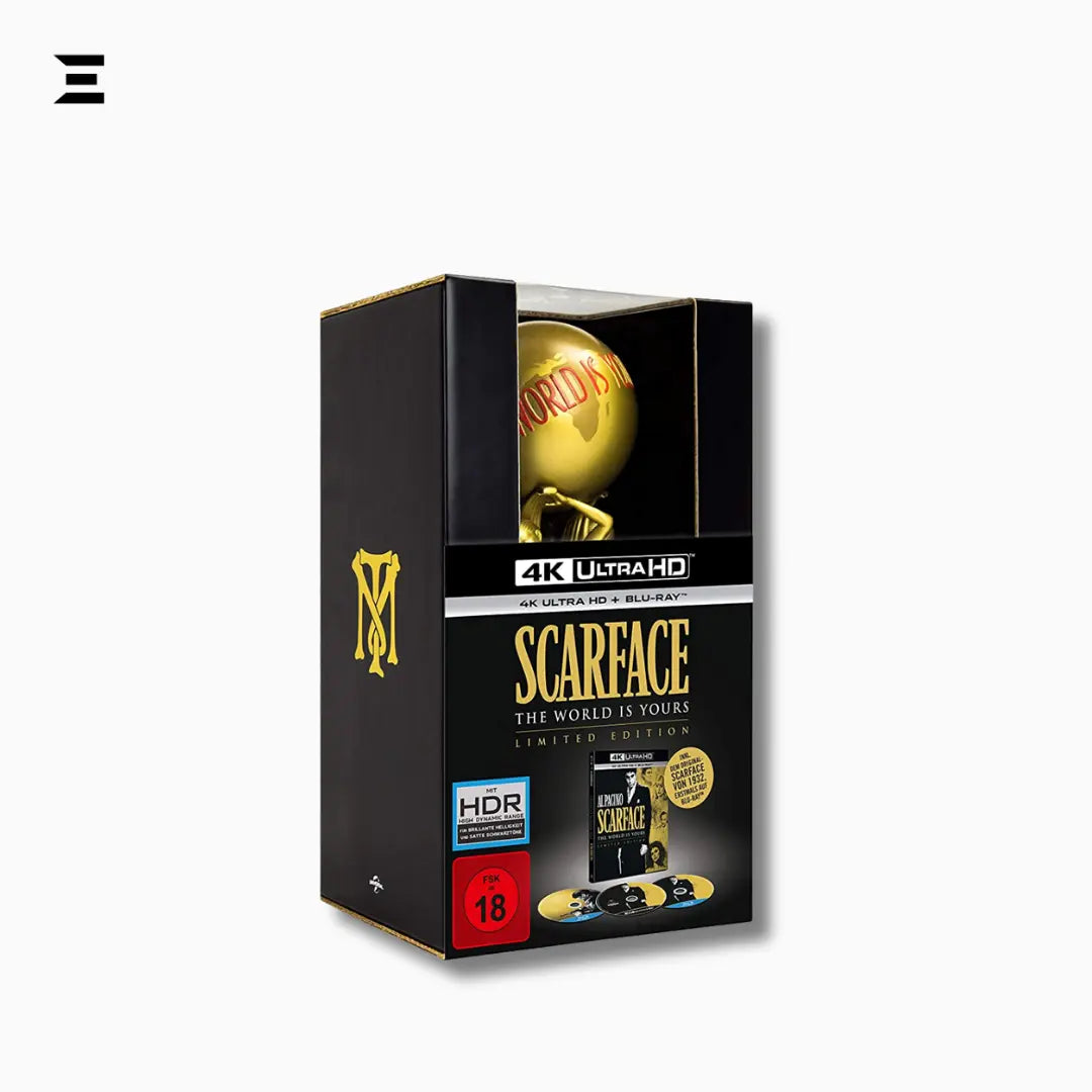 Scarface: The World Is Yours – Limited Edition Box Set [Blu-ray + 4K UHD + Statue] IBRELIA