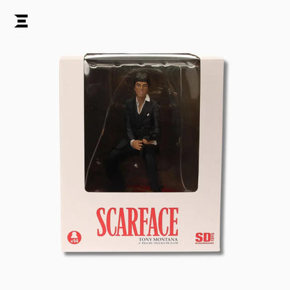 Scarface Tony Montana Figure – “Say Hello to My Little Friend” Collectible Statue IBRELIA