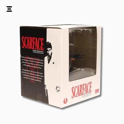 Scarface Tony Montana Figure – “Say Hello to My Little Friend” Collectible Statue IBRELIA