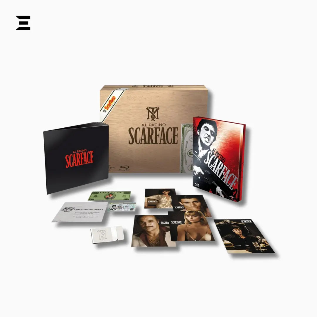 Scarface – Limited Edition Deluxe Cigar Box Steelbook Set + 4K Ultra HD IBRELIA