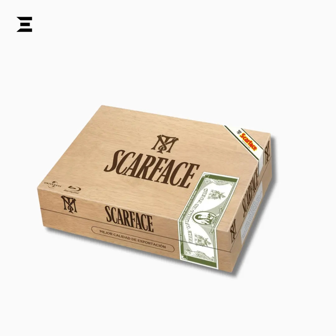 Scarface – Limited Edition Deluxe Cigar Box Steelbook Set + 4K Ultra HD IBRELIA