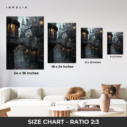 Diagon Alley Wall Frame | 4K Ultra Wrap Frame Wall Art in Pakistan | IBRELIA™ - IBRELIA