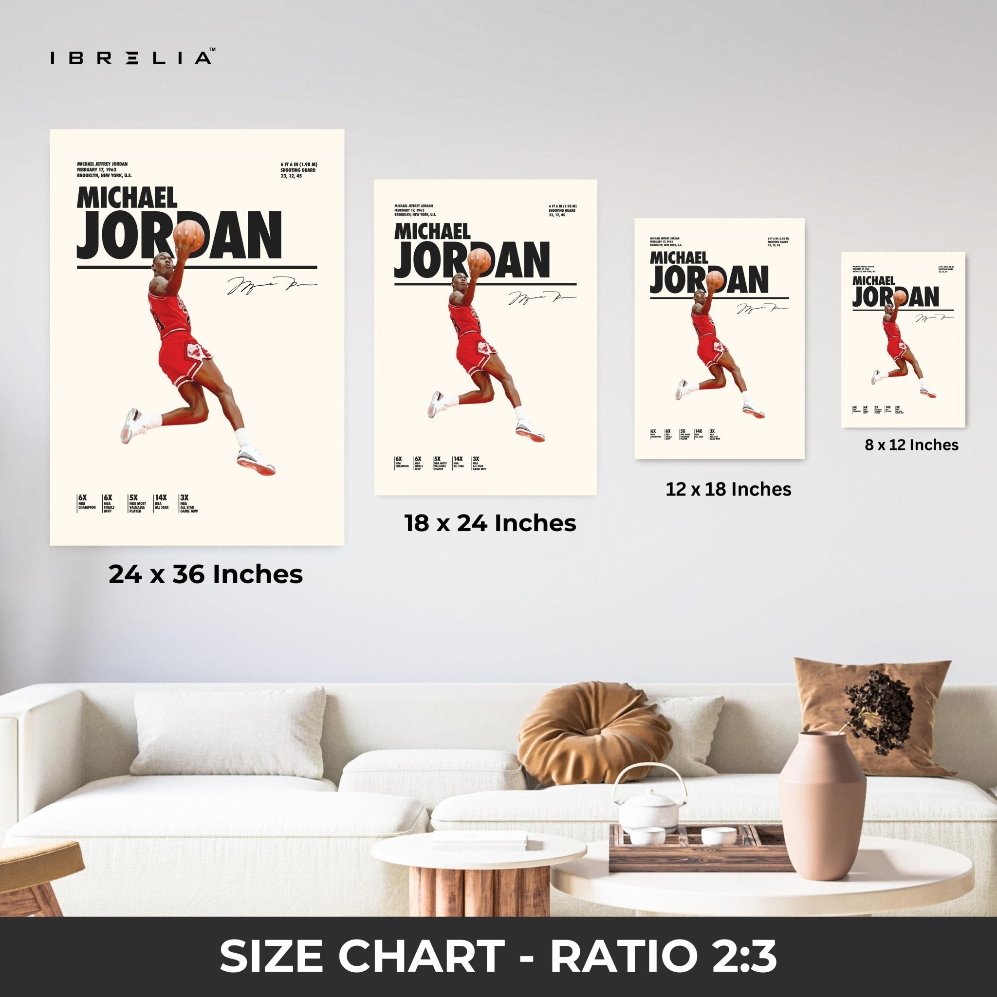 Michael Jordan Air Dunk – 4K Ultra Wrap Frame Wall Art in Pakistan | IBRELIA™ - IBRELIA