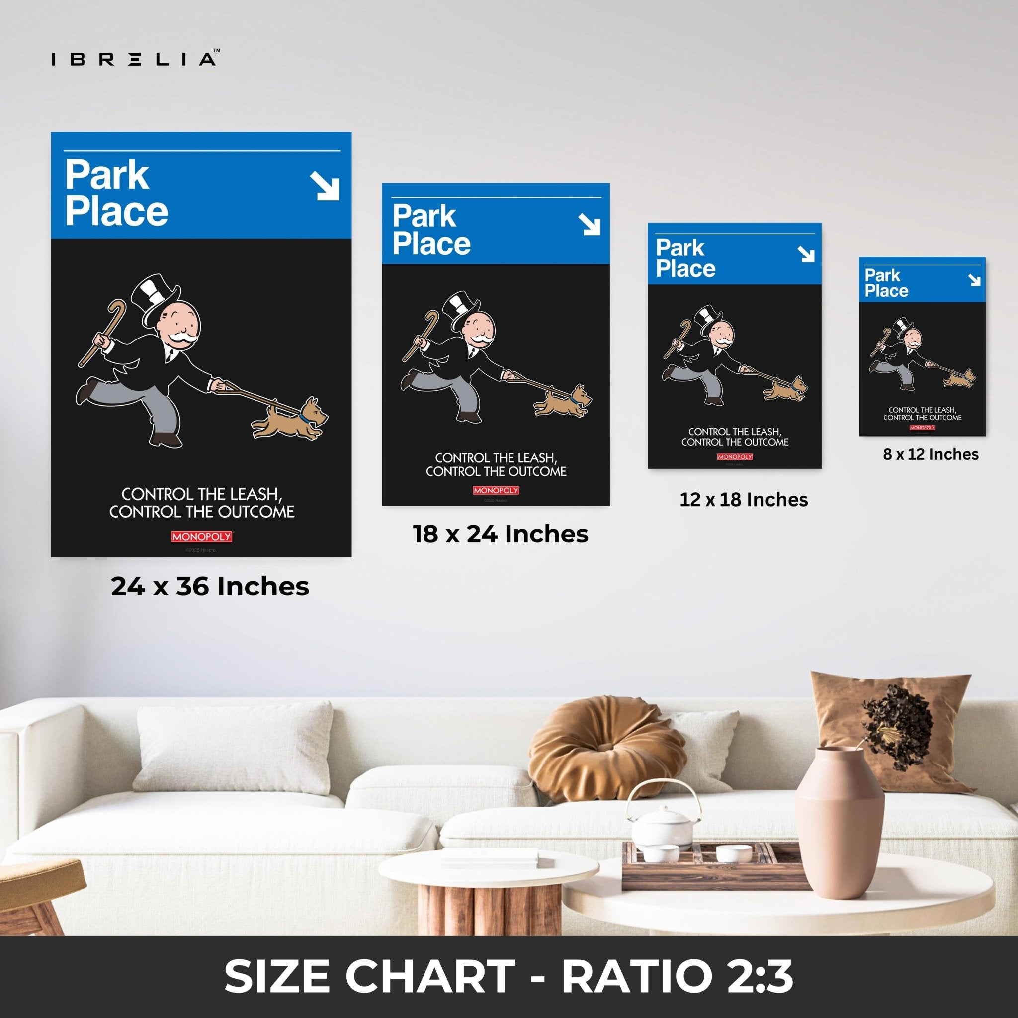 Monopoly “Baltic Avenue” Wall Art – Great Leaders Steer, Not Follow | IBRELIA™ - IBRELIA