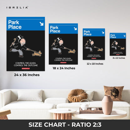 Monopoly “Baltic Avenue” Wall Art – Great Leaders Steer, Not Follow | IBRELIA™ - IBRELIA