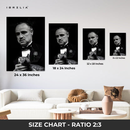 The Godfather Wall Frame | 4K Ultra Wrap Frame Wall Art in Pakistan | IBRELIA™ - IBRELIA