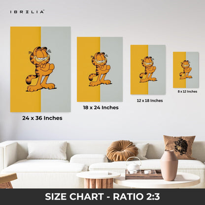 Garfield Minimalist Wall Frame | 4K Ultra Wrap Frame Wall Art in Pakistan | IBRELIA™ - IBRELIA