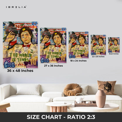 Iconic Legends Street Art 3 Panel 4K Ultra HD Wall Art in Pakistan | IBRELIA™ IBRELIA