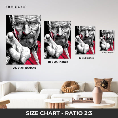 Heisenberg Art Edition – 4K Ultra Wrap Frame Wall Art in Pakistan | IBRELIA™ - IBRELIA