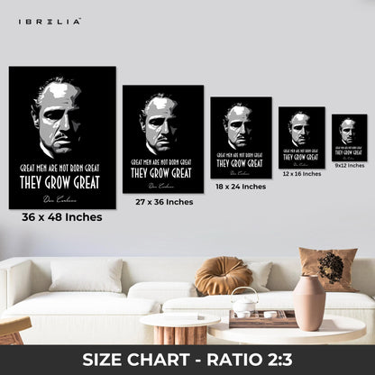 The Godfather Mafia Quotes 3 Panel 4K Ultra HD Wall Art in Pakistan | IBRELIA™ IBRELIA