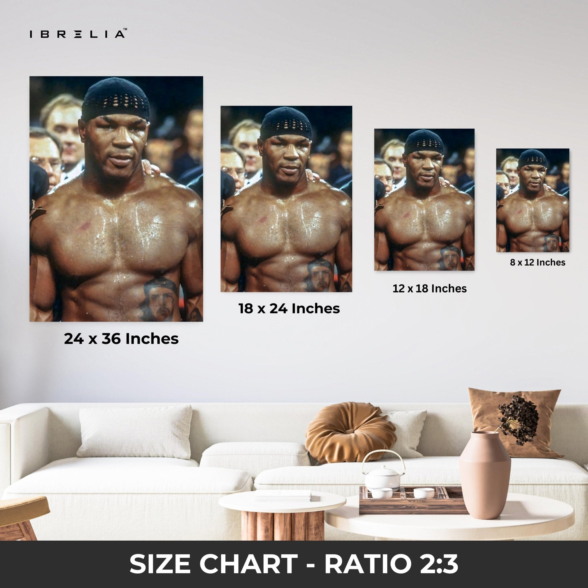 Mike Tyson Boxing Legend Wall Art – The Baddest Man on the Planet | IBRELIA™ - IBRELIA