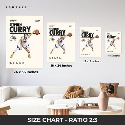 Stephen Curry Dribble Motion – 4K Ultra Wrap Frame Wall Art in Pakistan | IBRELIA™ - IBRELIA