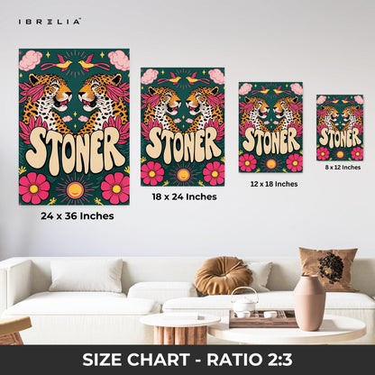 Stoner Jungle Vibes Wall Frame | 4K Ultra Wrap Frame Wall Art in Pakistan | IBRELIA™ - IBRELIA