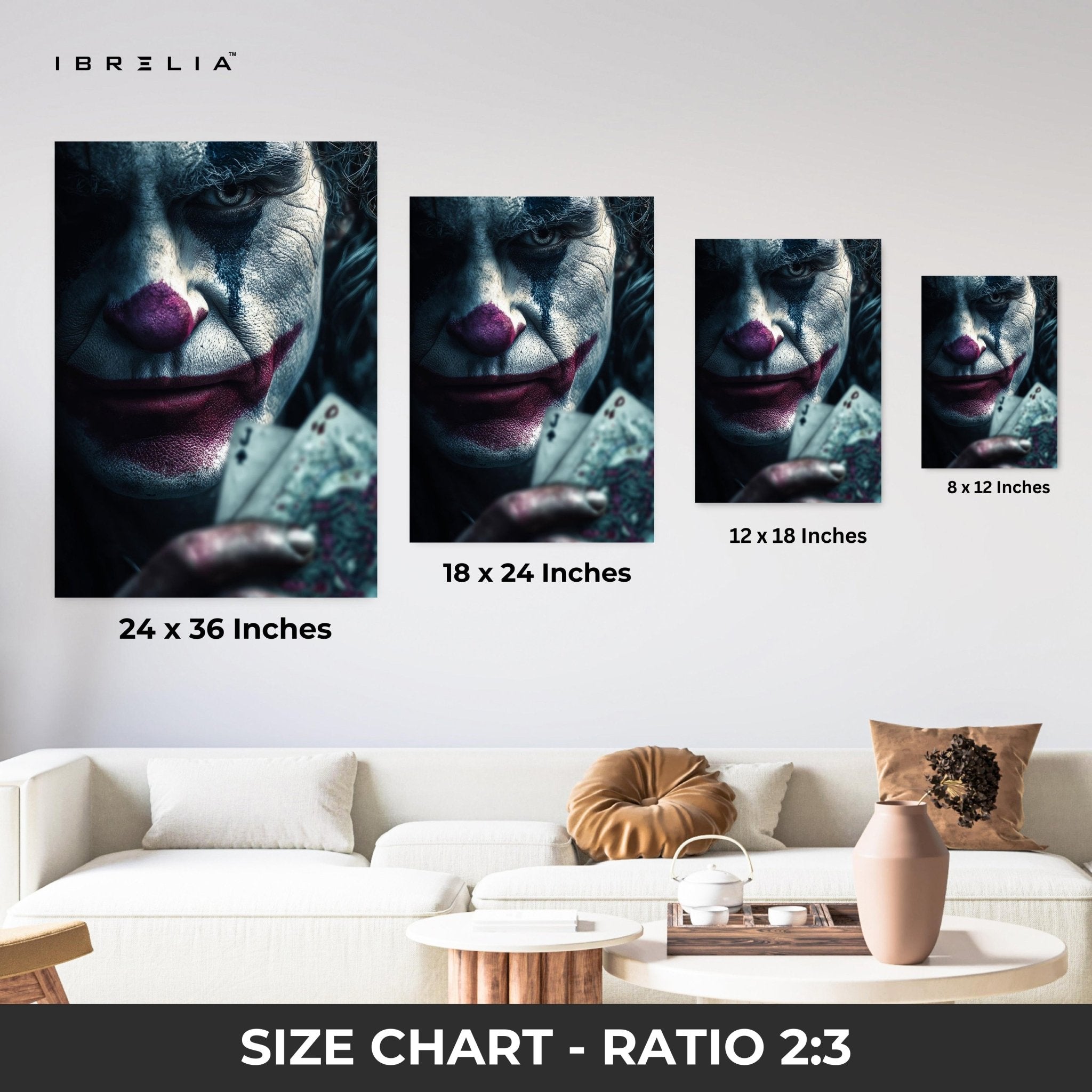 Joker 4K Ultra HD Cinematic Wall Art in Pakistan | IBRELIA™ - IBRELIA