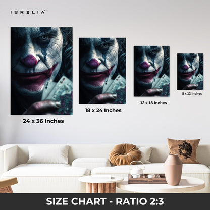 Joker 4K Ultra HD Cinematic Wall Art in Pakistan | IBRELIA™ - IBRELIA
