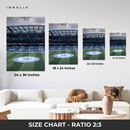 Chelsea FC Stadium Wall Art – Stamford Bridge Edition | IBRELIA™ - IBRELIA