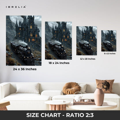 Hogwarts Express Wall Frame | 4K Ultra Wrap Frame Wall Art in Pakistan | IBRELIA™ - IBRELIA